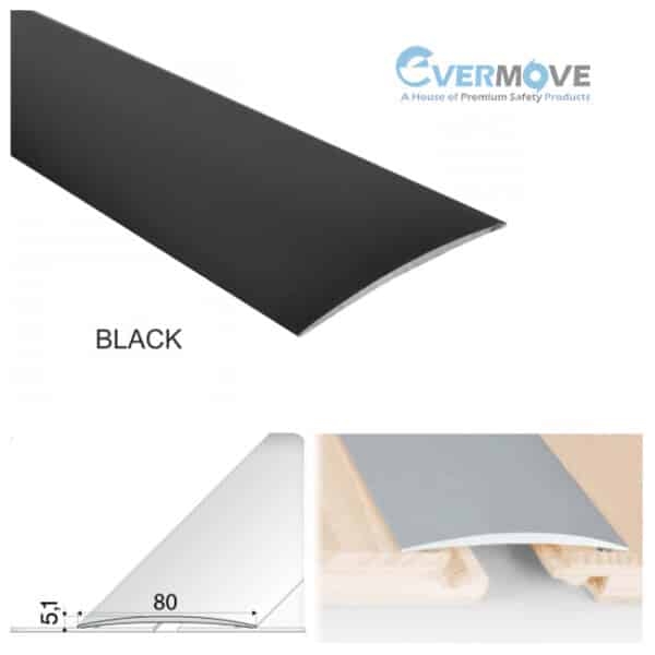 Anodised Aluminium Self Adhesive Door Threshold Floor Trim