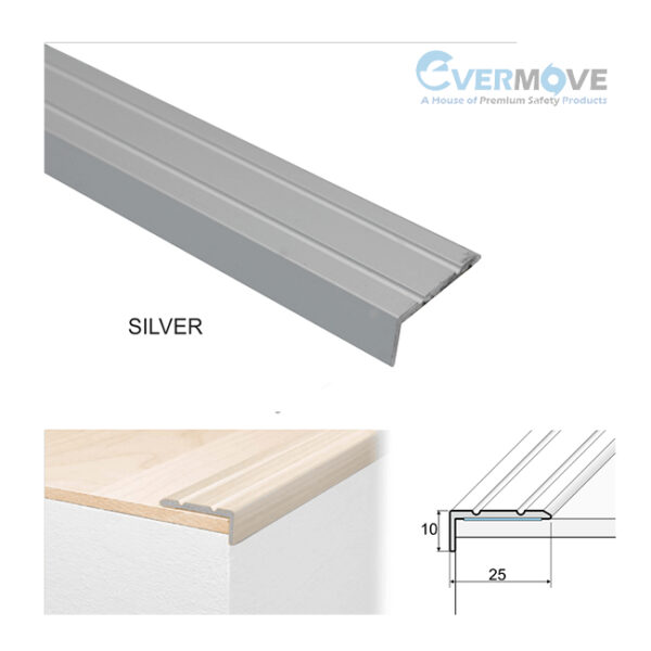 Aluminium stair nosing