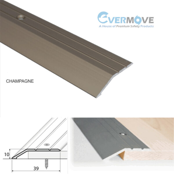 Aluminium Door Floor Trim Carpet Thresholds Ramp - Image 2