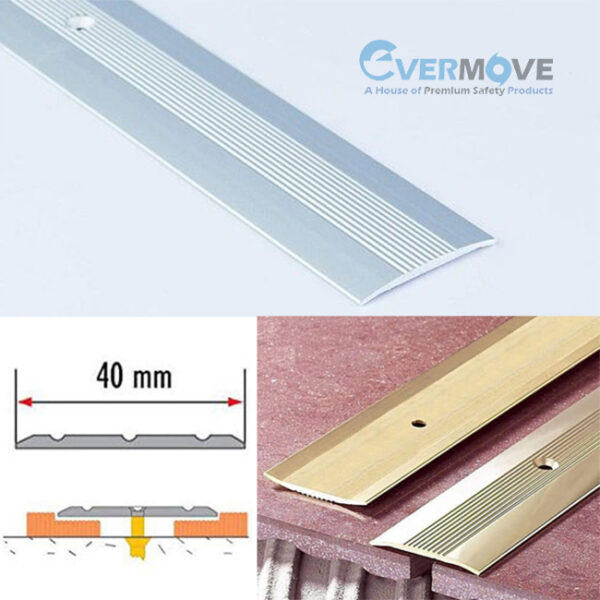 38mmx1M Aluminum Grooved Floor Trim