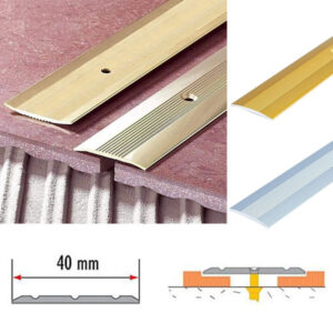 Aluminum Grooved Floor Trim