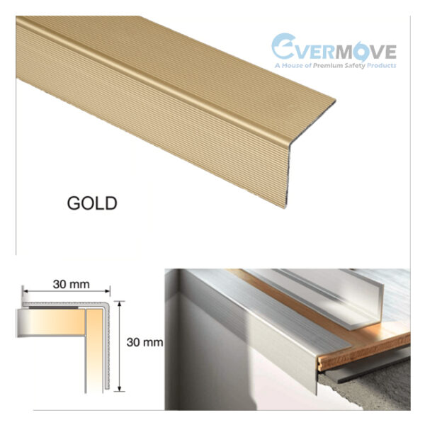 Self-adhesive stair nosing