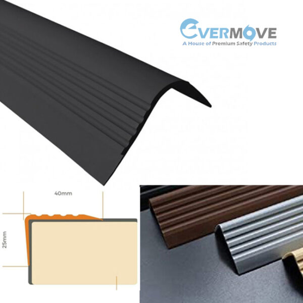 Self-adhesive stairs nosing